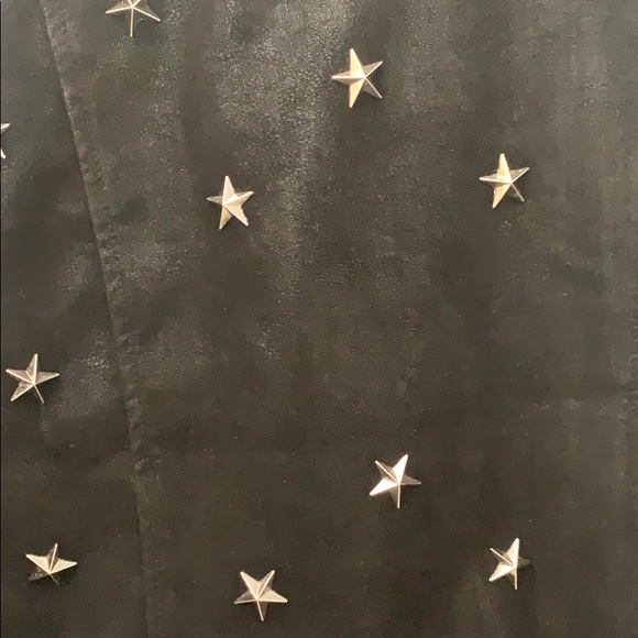 Black suede star studded jacket - Picture 3 of 5